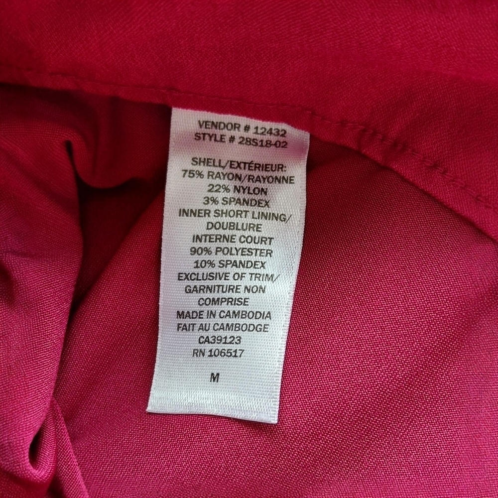Northern Reflections Fushia Pink Mini Skort - Picture 7 of 8